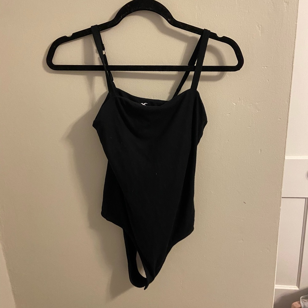 black hollister tank body suit